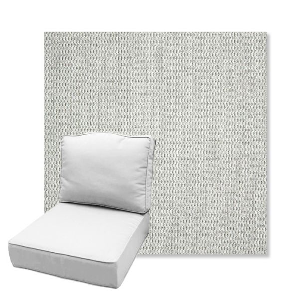 Picture of Pique Cloud | Estate Back Deep Seating Outdoor Cushions - Sunbrella© Fabric