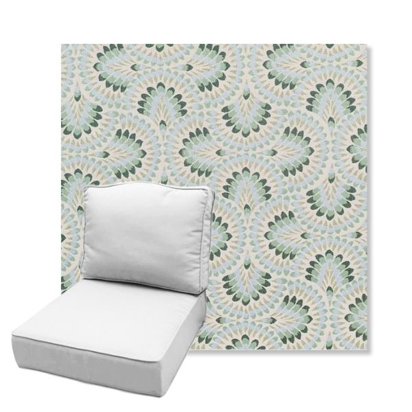 Picture of Plume Spring | Estate Back Deep Seating Outdoor Cushions - Sunbrella© Fabric