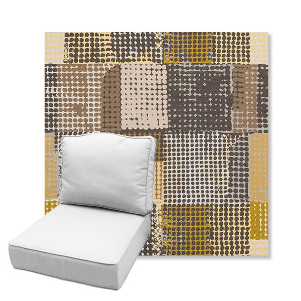 Picture of Pop Corn | Estate Back Deep Seating Outdoor Cushions - Sunbrella© Fabric