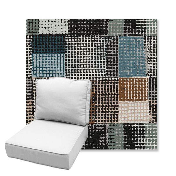Picture of Pop Fizz | Estate Back Deep Seating Outdoor Cushions - Sunbrella© Fabric