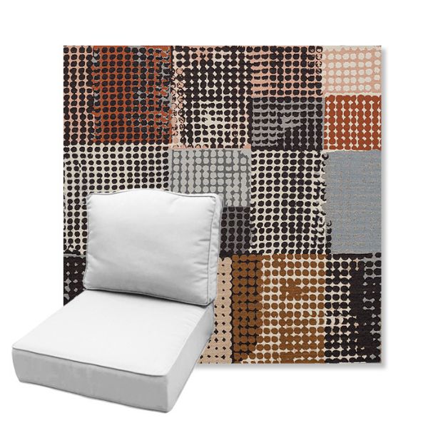 Picture of Pop Punchcard | Estate Back Deep Seating Outdoor Cushions - Sunbrella© Fabric