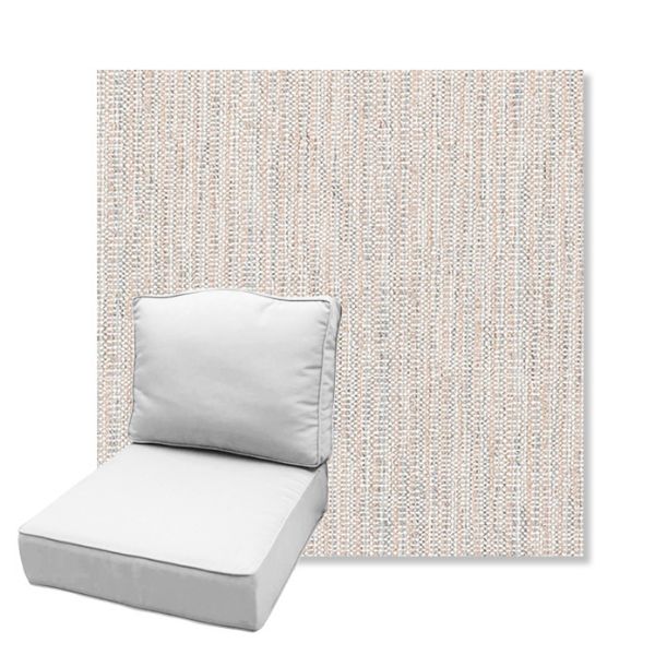 Picture of Poros Sky | Estate Back Deep Seating Outdoor Cushions - Sunbrella© Fabric