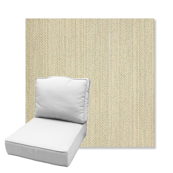 Picture of Posh Dove | Estate Back Deep Seating Outdoor Cushions - Sunbrella© Fabric