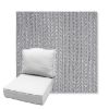 Picture of Posh Graphite | Estate Back Deep Seating Outdoor Cushions - Sunbrella© Fabric