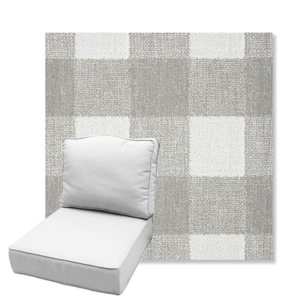 Picture of Preso Pebble | Estate Back Deep Seating Outdoor Cushions - Sunbrella© Fabric
