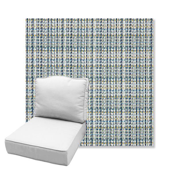 Picture of Principle Lagoon | Estate Back Deep Seating Outdoor Cushions - Sunbrella© Fabric