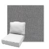 Picture of Proof Slate | Estate Back Deep Seating Outdoor Cushions - Sunbrella© Fabric