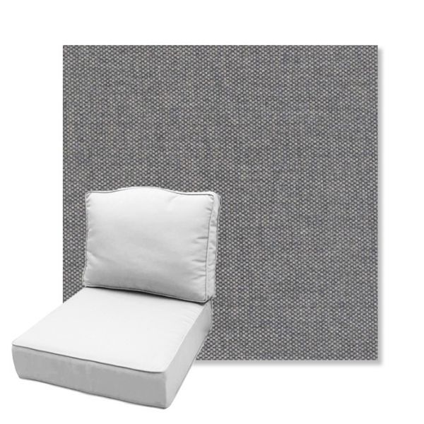 Picture of Proof Slate | Estate Back Deep Seating Outdoor Cushions - Sunbrella© Fabric