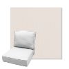Picture of Proof Snow | Estate Back Deep Seating Outdoor Cushions - Sunbrella© Fabric