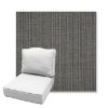 Picture of Proven Charcoal | Estate Back Deep Seating Outdoor Cushions - Sunbrella© Fabric