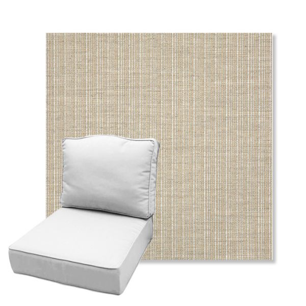Picture of Proven Dune | Estate Back Deep Seating Outdoor Cushions - Sunbrella© Fabric