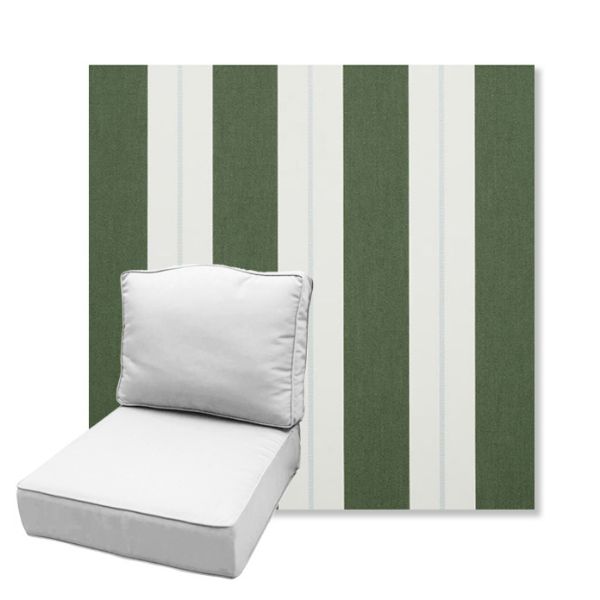Picture of Relate Ivy | Estate Back Deep Seating Outdoor Cushions - Sunbrella© Fabric