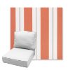 Picture of Relate Persimmon | Estate Back Deep Seating Outdoor Cushions - Sunbrella© Fabric
