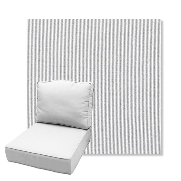 Picture of Replay Sea | Estate Back Deep Seating Outdoor Cushions - Sunbrella© Fabric