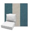 Picture of Rothko Curacao | Estate Back Deep Seating Outdoor Cushions - Sunbrella© Fabric