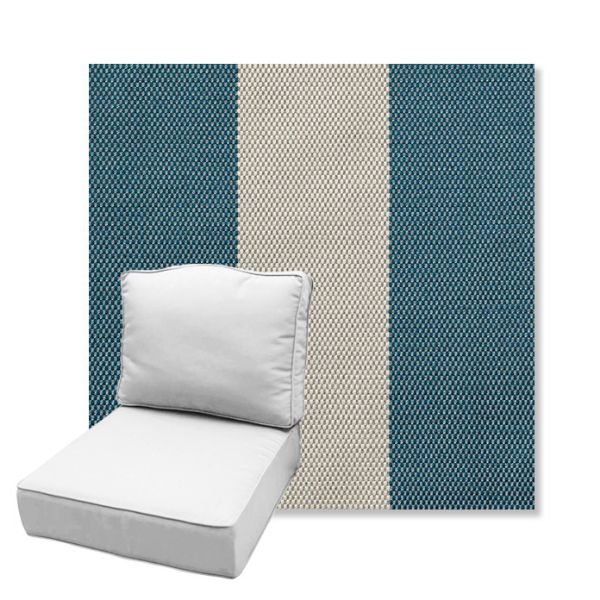 Picture of Rothko Curacao | Estate Back Deep Seating Outdoor Cushions - Sunbrella© Fabric
