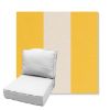 Picture of Rothko Lemonade | Estate Back Deep Seating Outdoor Cushions - Sunbrella© Fabric
