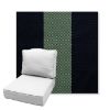Picture of Rothko Mint Julep | Estate Back Deep Seating Outdoor Cushions - Sunbrella© Fabric