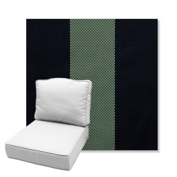 Picture of Rothko Mint Julep | Estate Back Deep Seating Outdoor Cushions - Sunbrella© Fabric