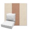 Picture of Rothko Pink Lady | Estate Back Deep Seating Outdoor Cushions - Sunbrella© Fabric