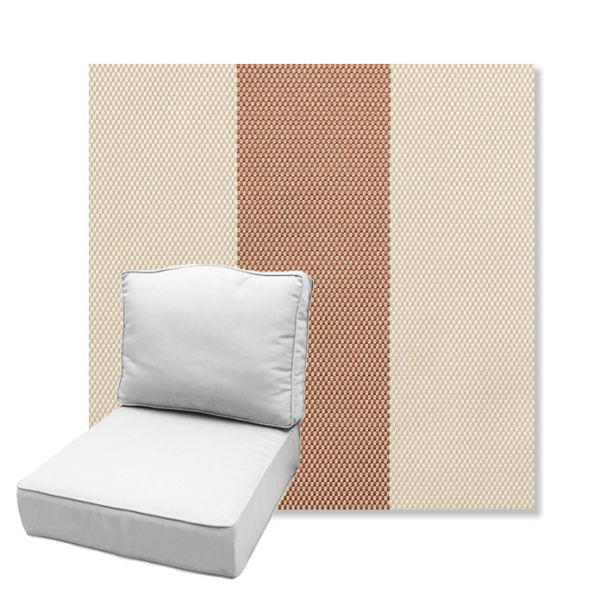 Picture of Rothko Pink Lady | Estate Back Deep Seating Outdoor Cushions - Sunbrella© Fabric