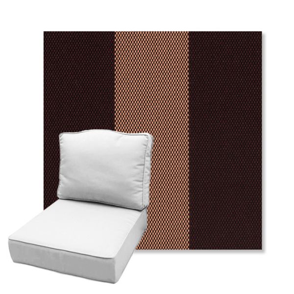 Picture of Rothko Sangria | Estate Back Deep Seating Outdoor Cushions - Sunbrella© Fabric