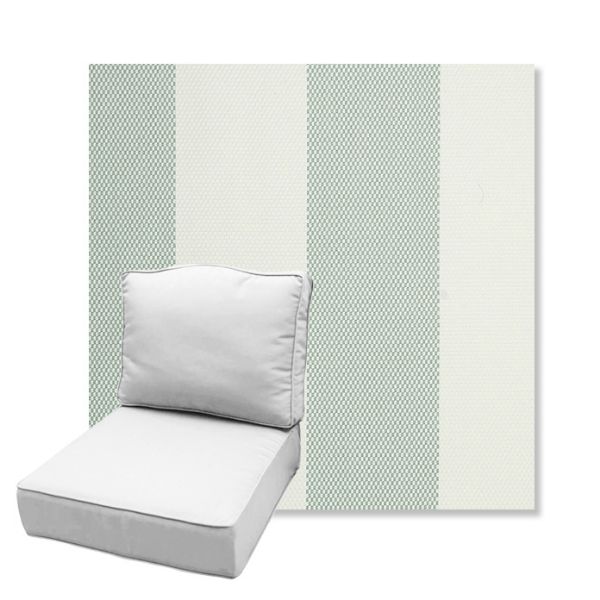 Picture of Rothko Seahorse | Estate Back Deep Seating Outdoor Cushions - Sunbrella© Fabric