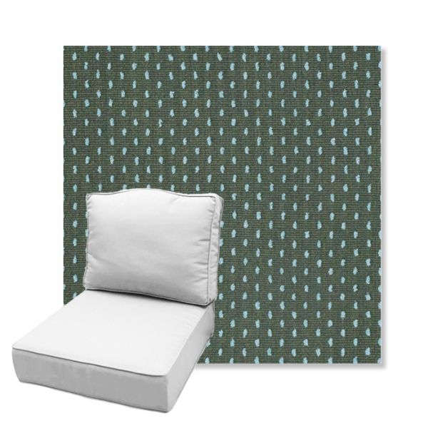 Picture of Royale Moss | Estate Back Deep Seating Outdoor Cushions - Sunbrella© Fabric