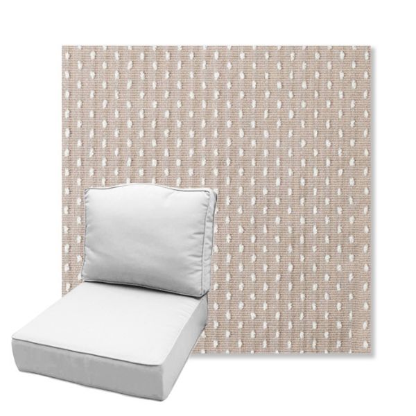 Picture of Royale Silk | Estate Back Deep Seating Outdoor Cushions - Sunbrella© Fabric