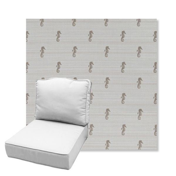 Picture of Schooner Plank | Estate Back Deep Seating Outdoor Cushions - Sunbrella© Fabric