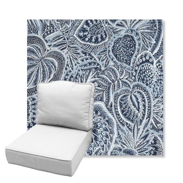 Picture of Sensibility Harbor | Estate Back Deep Seating Outdoor Cushions - Sunbrella© Fabric