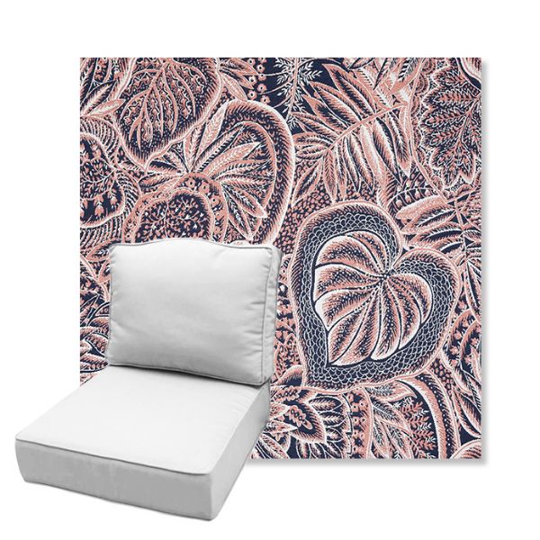 Picture of Sensibility Splendor | Estate Back Deep Seating Outdoor Cushions - Sunbrella© Fabric