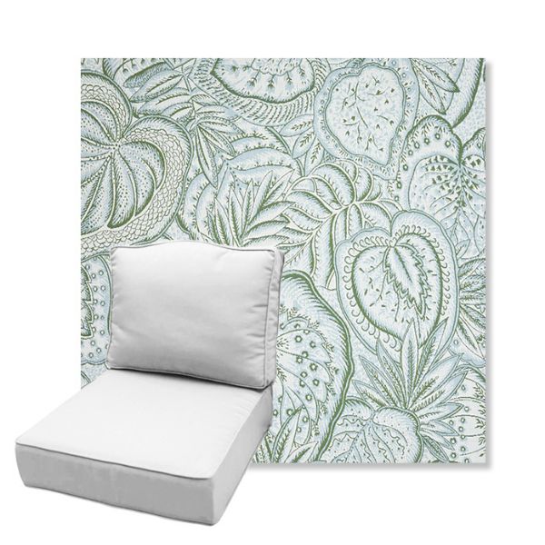 Picture of Sensibilty Spring | Estate Back Deep Seating Outdoor Cushions - Sunbrella© Fabric