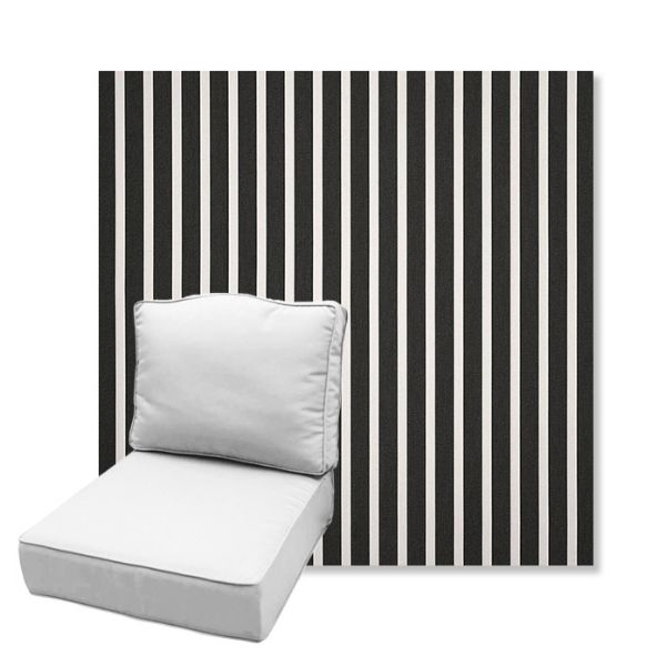 Picture of Shore Classic | Estate Back Deep Seating Outdoor Cushions - Sunbrella© Fabric