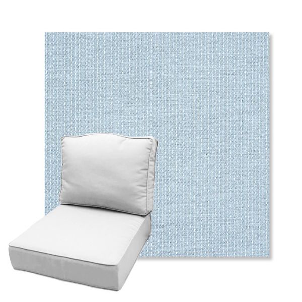 Picture of Solo Ocean | Estate Back Deep Seating Outdoor Cushions - Sunbrella© Fabric
