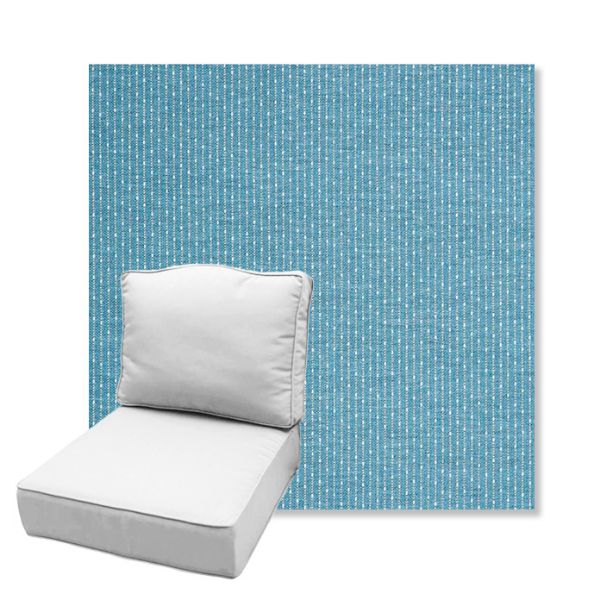 Picture of Solo Sky | Estate Back Deep Seating Outdoor Cushions - Sunbrella© Fabric