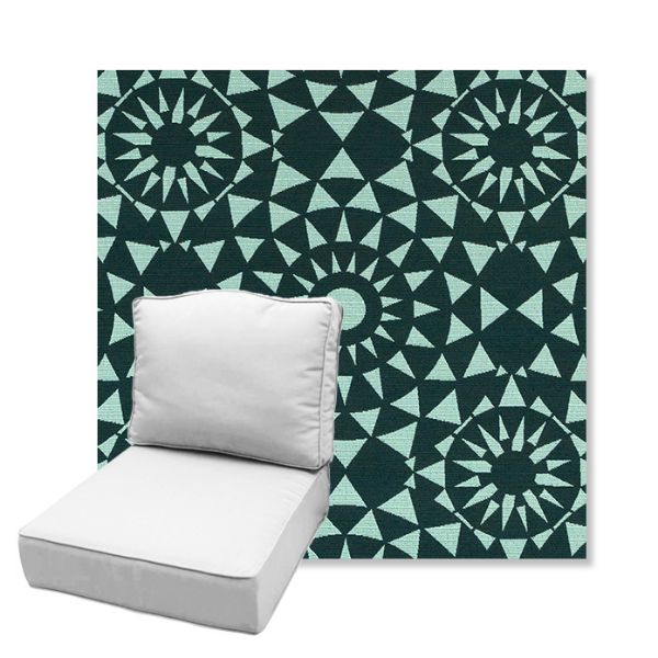 Picture of Sundial Seaweed | Estate Back Deep Seating Outdoor Cushions - Sunbrella© Fabric