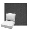 Picture of Switch Ash | Estate Back Deep Seating Outdoor Cushions - Sunbrella© Fabric