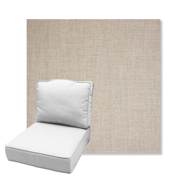 Picture of Switch Flax | Estate Back Deep Seating Outdoor Cushions - Sunbrella© Fabric