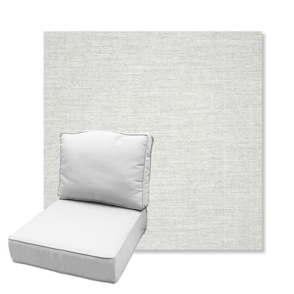 Picture of Switch Snow | Estate Back Deep Seating Outdoor Cushions - Sunbrella© Fabric