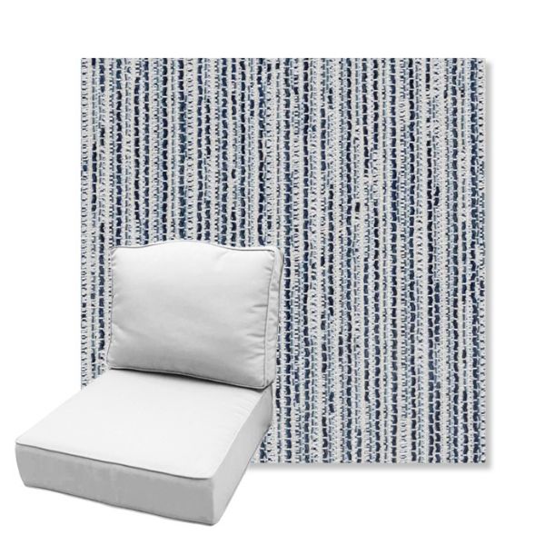 Picture of Tectonic Coastal | Estate Back Deep Seating Outdoor Cushions - Sunbrella© Fabric