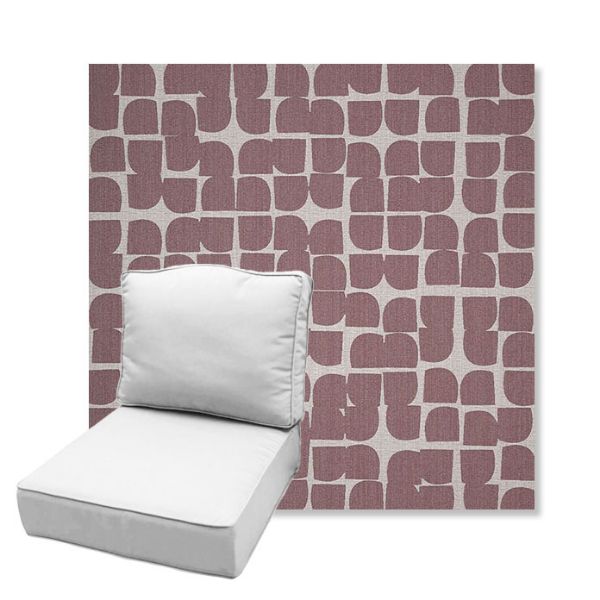 Picture of Toggle Aster | Estate Back Deep Seating Outdoor Cushions - Sunbrella© Fabric