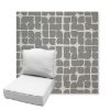 Picture of Toggle Greystone | Estate Back Deep Seating Outdoor Cushions - Sunbrella© Fabric