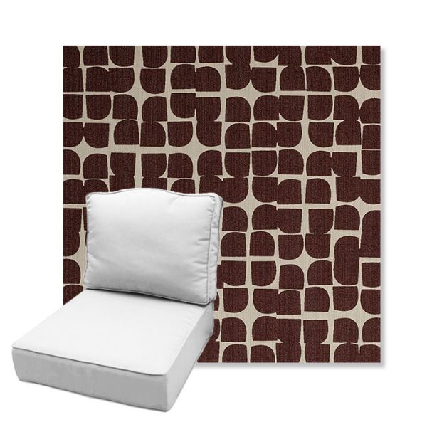 Picture of Toggle Plumberry | Estate Back Deep Seating Outdoor Cushions - Sunbrella© Fabric