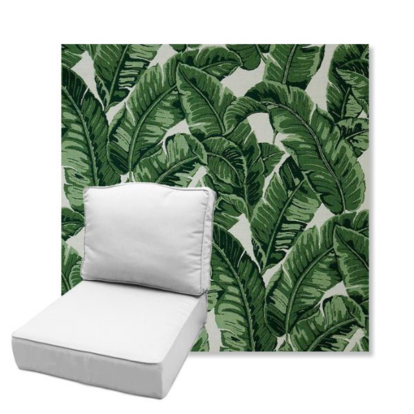 Picture of Tropics Jungle | Estate Back Deep Seating Outdoor Cushions - Sunbrella© Fabric