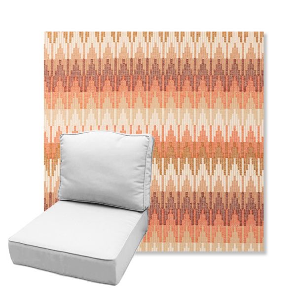 Picture of Valley Desert | Estate Back Deep Seating Outdoor Cushions - Sunbrella© Fabric