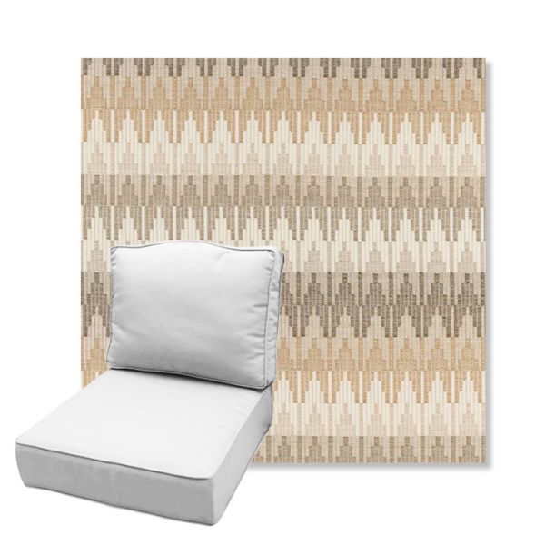 Picture of Valley Dune | Estate Back Deep Seating Outdoor Cushions - Sunbrella© Fabric