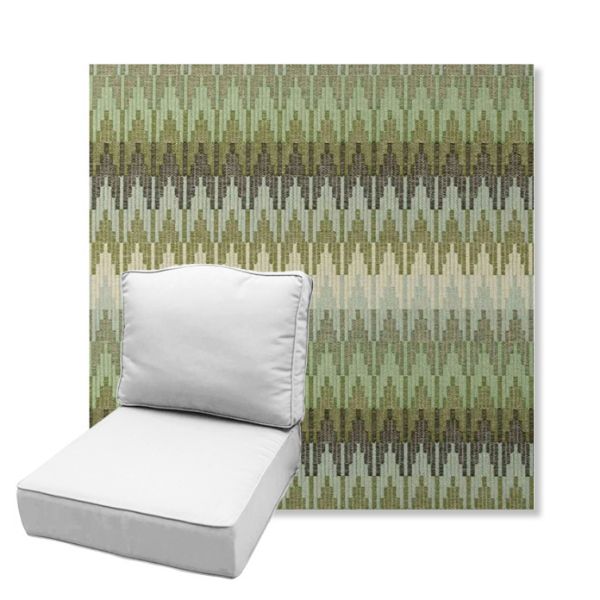 Picture of Valley Herbal | Estate Back Deep Seating Outdoor Cushions - Sunbrella© Fabric