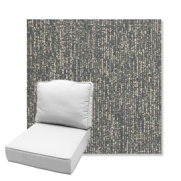 Picture of Vista Slate | Estate Back Deep Seating Outdoor Cushions - Sunbrella© Fabric