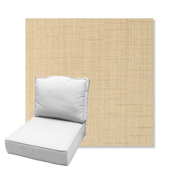 Picture of Willa Hemp | Estate Back Deep Seating Outdoor Cushions - Sunbrella© Fabric